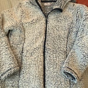 Sherpa hooded jacket